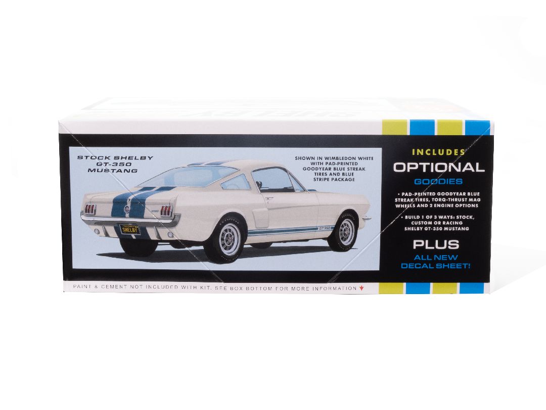 AMT 1/25 1966 Shelby Mustang 350GT Model Kit (Level 2)