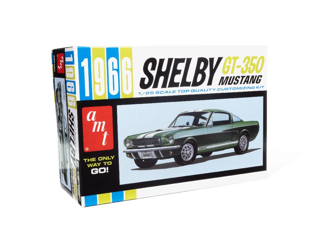 AMT 1/25 1966 Shelby Mustang 350GT Model Kit (Level 2)