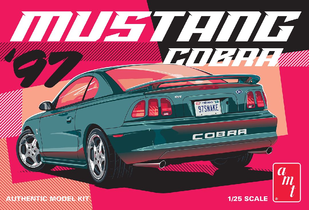 AMT 1/25 1997 Ford Mustang Cobra Model Kit (Level 2)