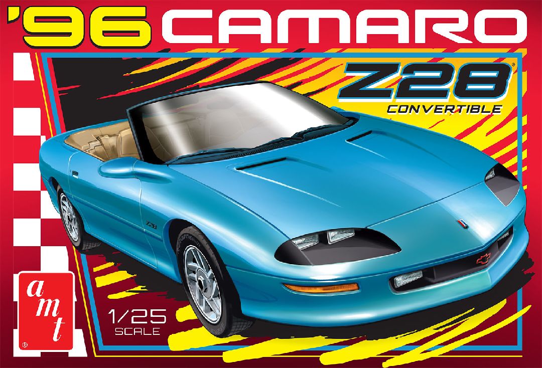 AMT 1/25 1996 Chevy Camaro Z28 Convertible Model Kit (Level 2)