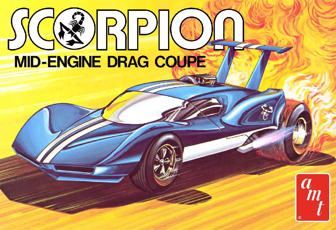 AMT 1/25 Scorpion Drag Coupe Model Kit (Level 3)