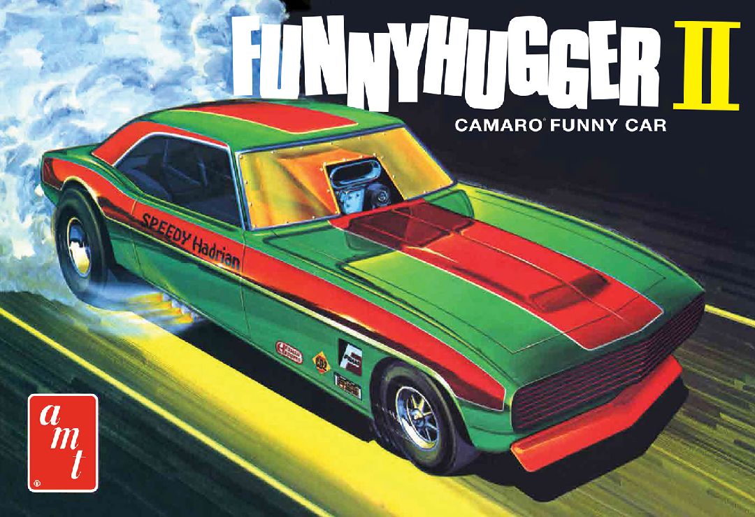 AMT 1/25 Funny Hugger II Chevy Camaro Funny Car Kit (Level 2)