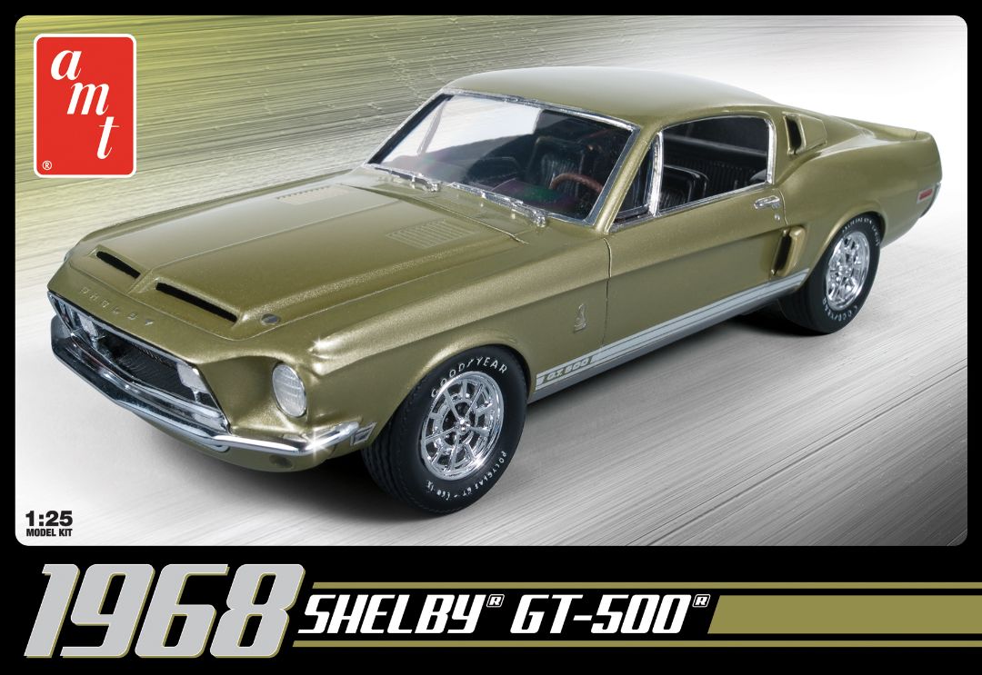 AMT 1968 Shelby GT-500 1/25 Model Kit (Level 3) - Click Image to Close