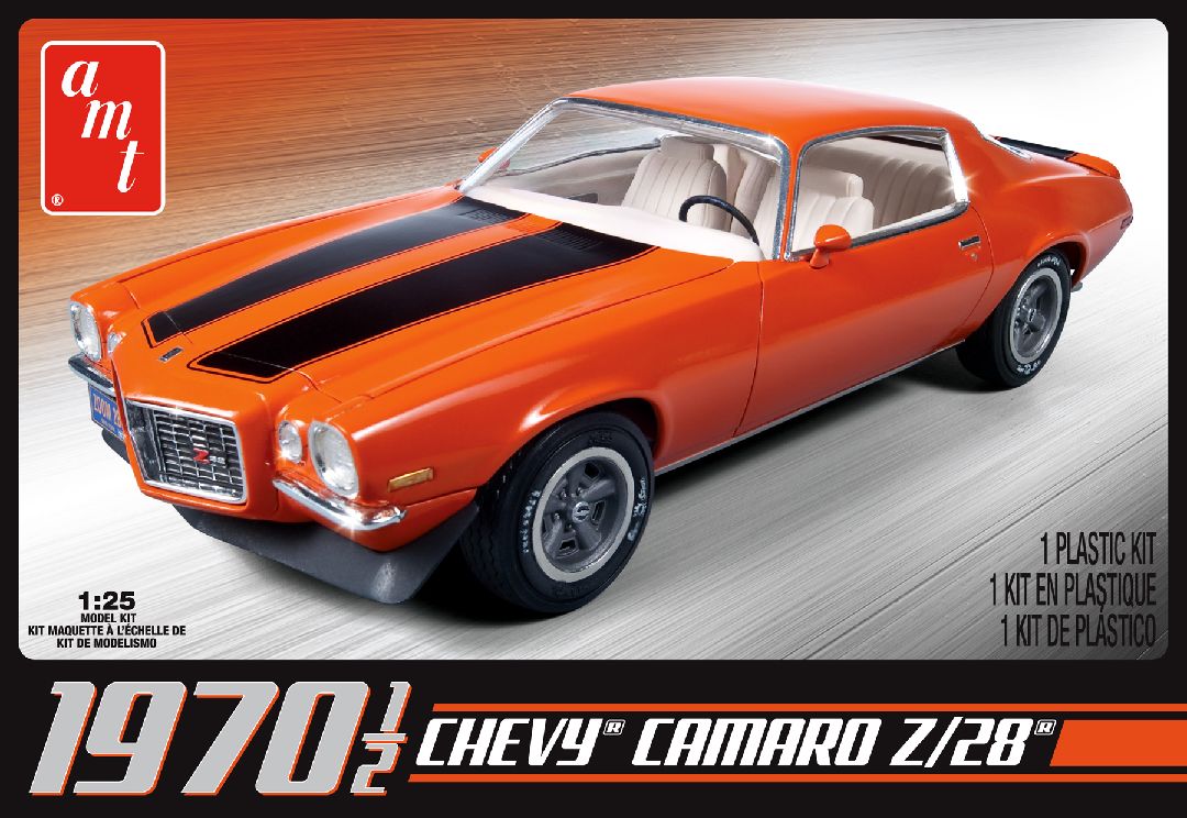 AMT 1970 1/2 Chevy Camaro Z/28 1/25 Model Kit (Level 2)