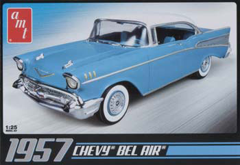 AMT 1957 Chevy Bel-Air Blue 1/25 Model Kit (Level 2) - Click Image to Close