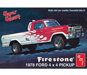 AMT 1978 Firestone Ford 4 X 4 Pickup 1/25 Model Kit (Level 2) - Click Image to Close