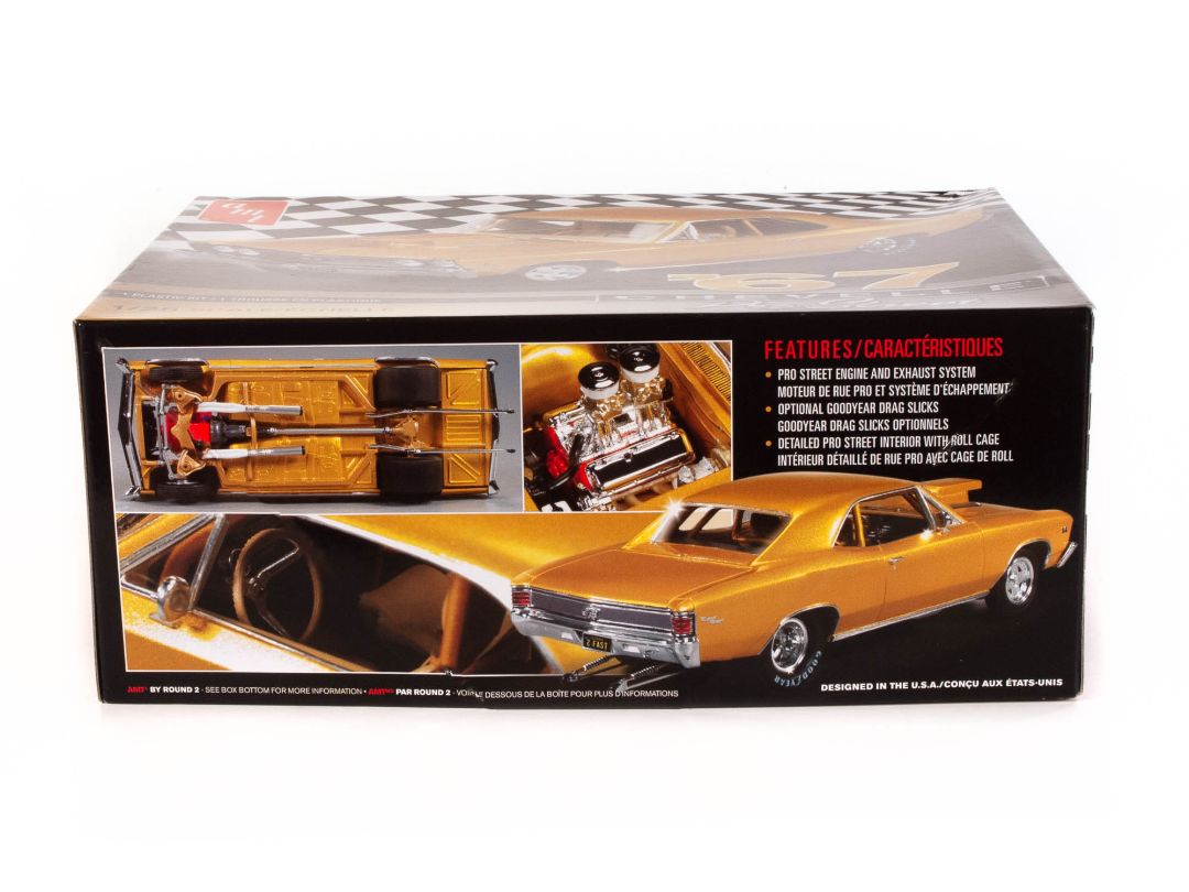 AMT 1967 Chevy Chevelle Pro Street 1/25 Model Kit (Level 2)