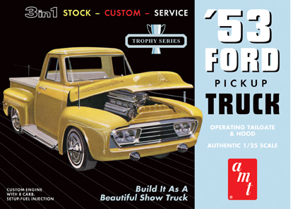 AMT 1953 Ford Pickup Truck 1/25 Model Kit (Level 2)