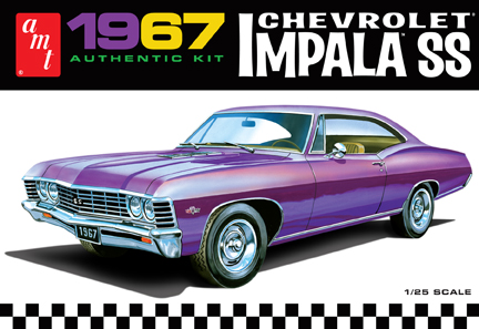 AMT 1967 Chevrolet Impala SS 1/25 Model Kit (Level 2) - Click Image to Close