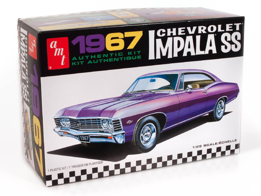 AMT 1967 Chevrolet Impala SS 1/25 Model Kit (Level 2)