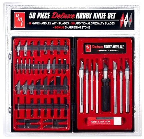AMT 56 Piece Deluxe Hobby Knife Set - Click Image to Close