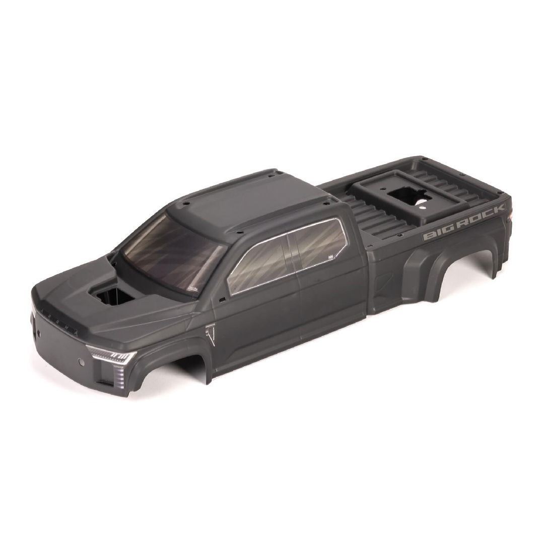 Arrma BIG ROCK 4X4 CC Clipless Pntd Dcld Trmd Bdy - Matte Black