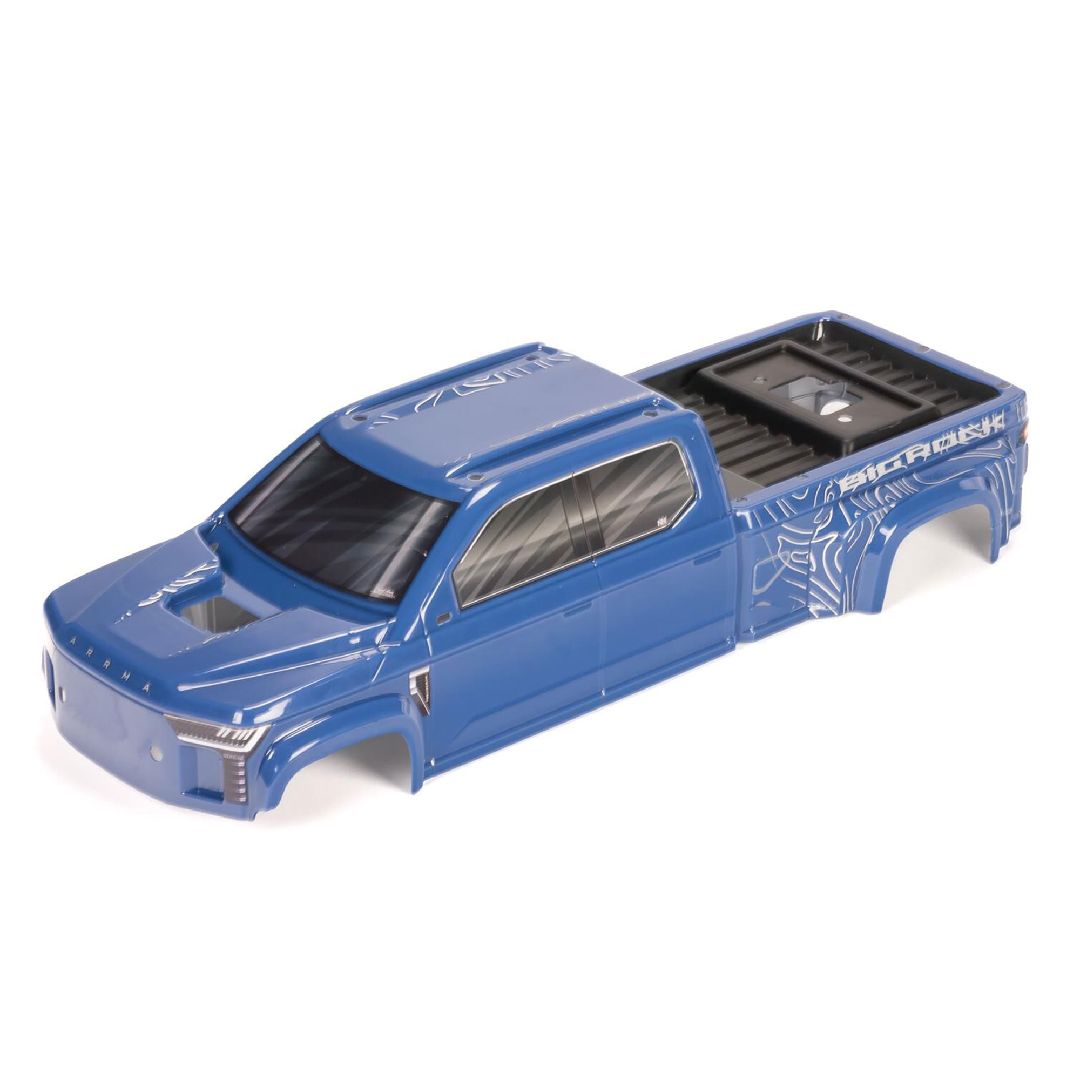 Arrma BIG ROCK 4X4 CC Clipless Pntd Dcld Trmd Bdy - Blue