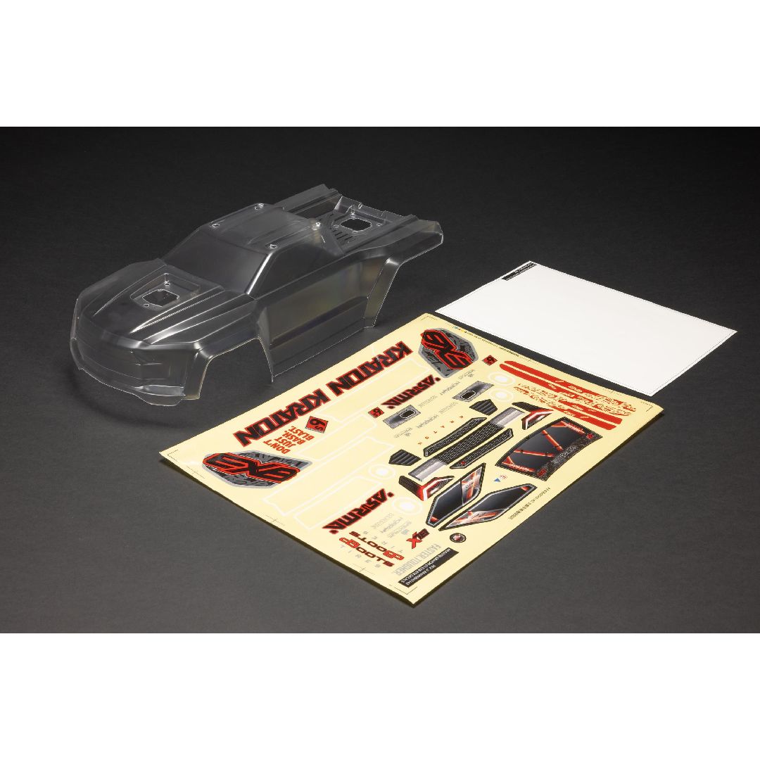 Arrma KRATON Clear Bodyshell (inc.decals/window masks)