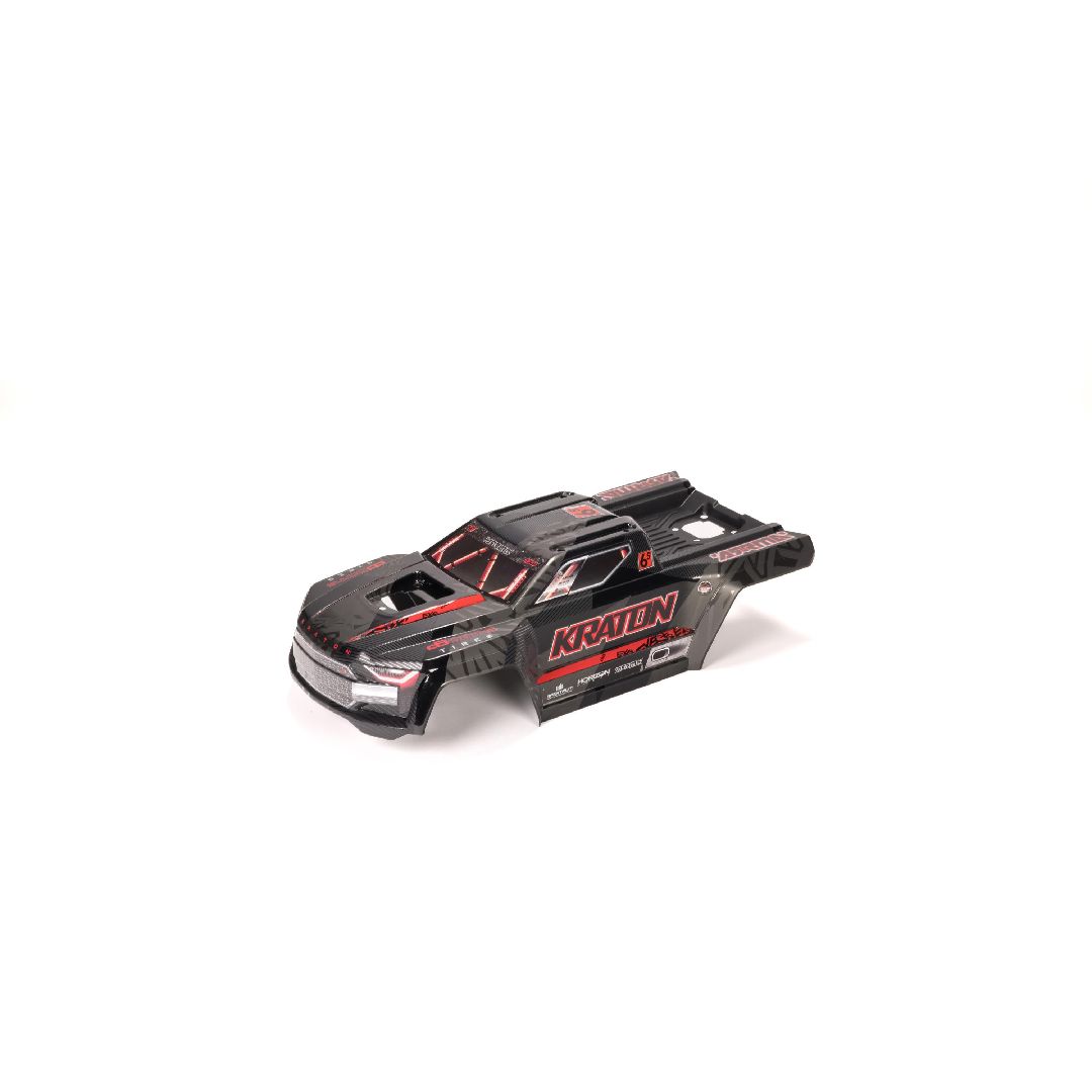 Arrma KRATON 6S EXB Painted Decaled Trimmed body - Black