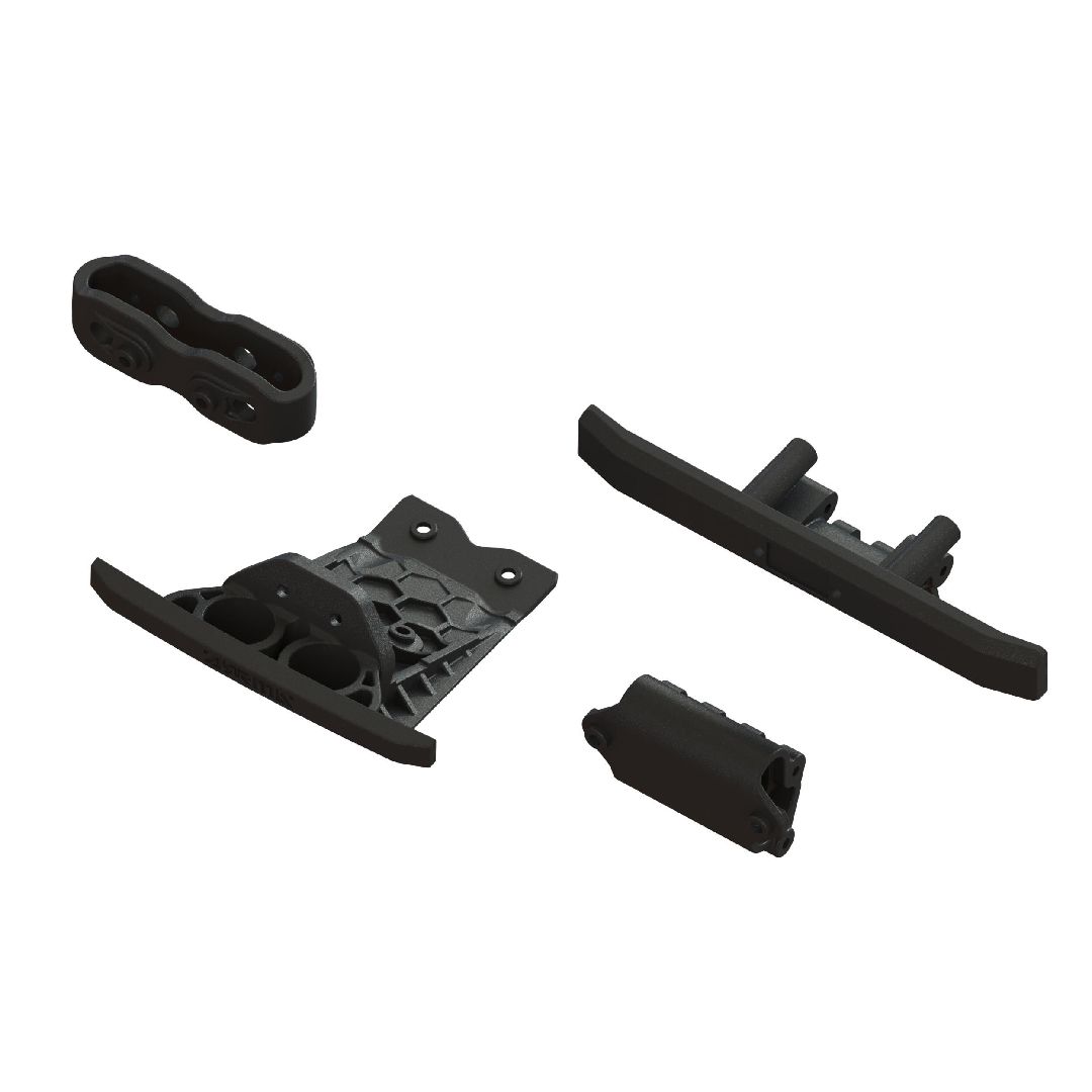 Arrma Lower Skid And Bumper Set - Black