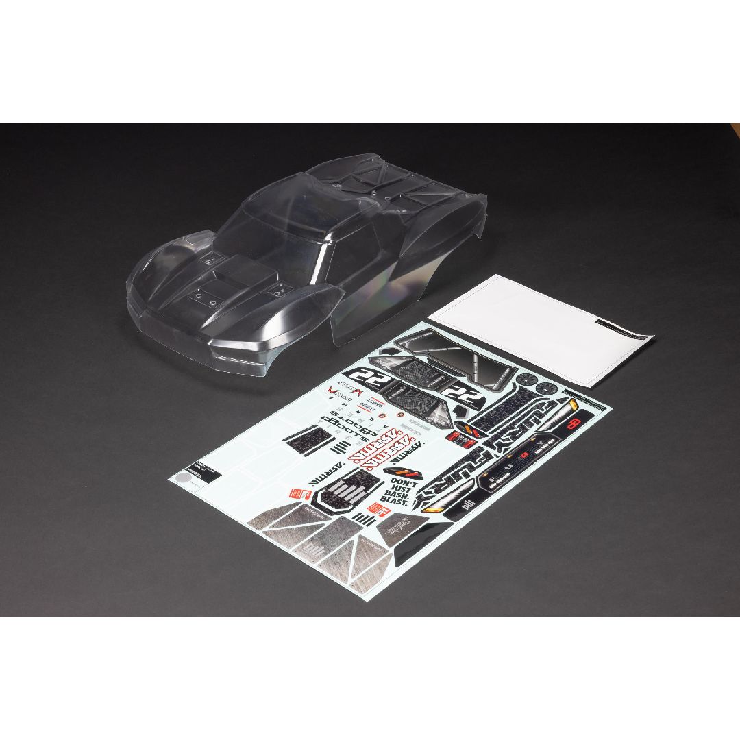 Arrma FURY Clear Body (inc decals/window masks)