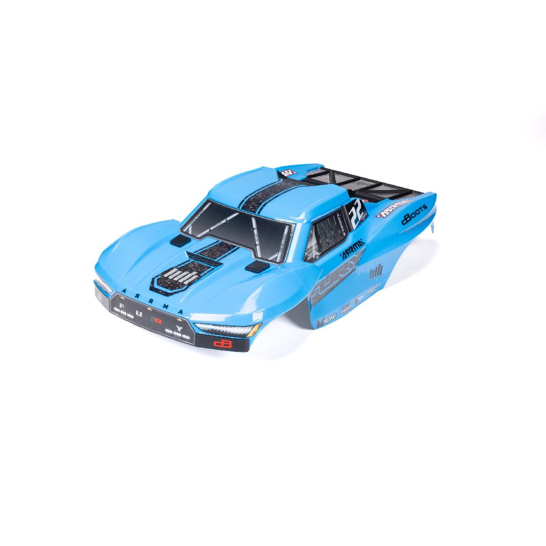 Arrma FURY Painted Decaled Trimmed Body Set - Blue