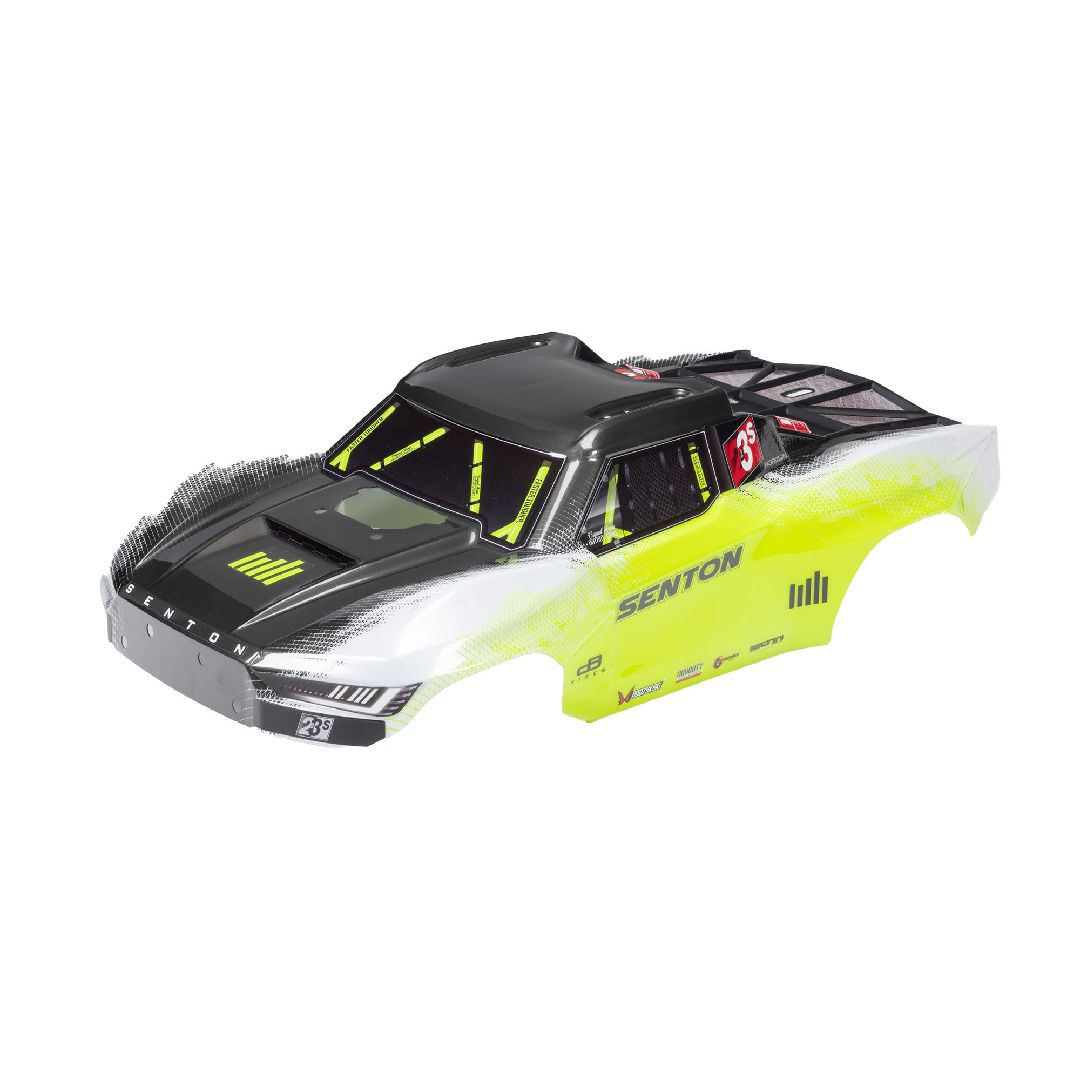 Arrma SENTON 4X4 Clipless Painted Decaled Trimmed Body - Yellow