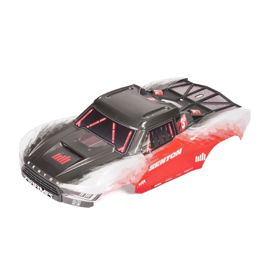Arrma SENTON 4X4 Clipless Painted Decaled Trimmed Body - Red