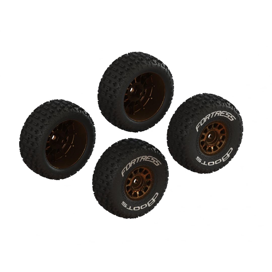 Arrma dBoots 'FORTRESS' Tireon 12 Spoke Bronze Wheels (4)