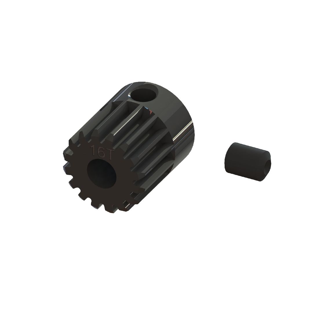 Arrma 0.5 Mod Steel Steel CNC Pinion Gear (3.2mm Bore) (16T)