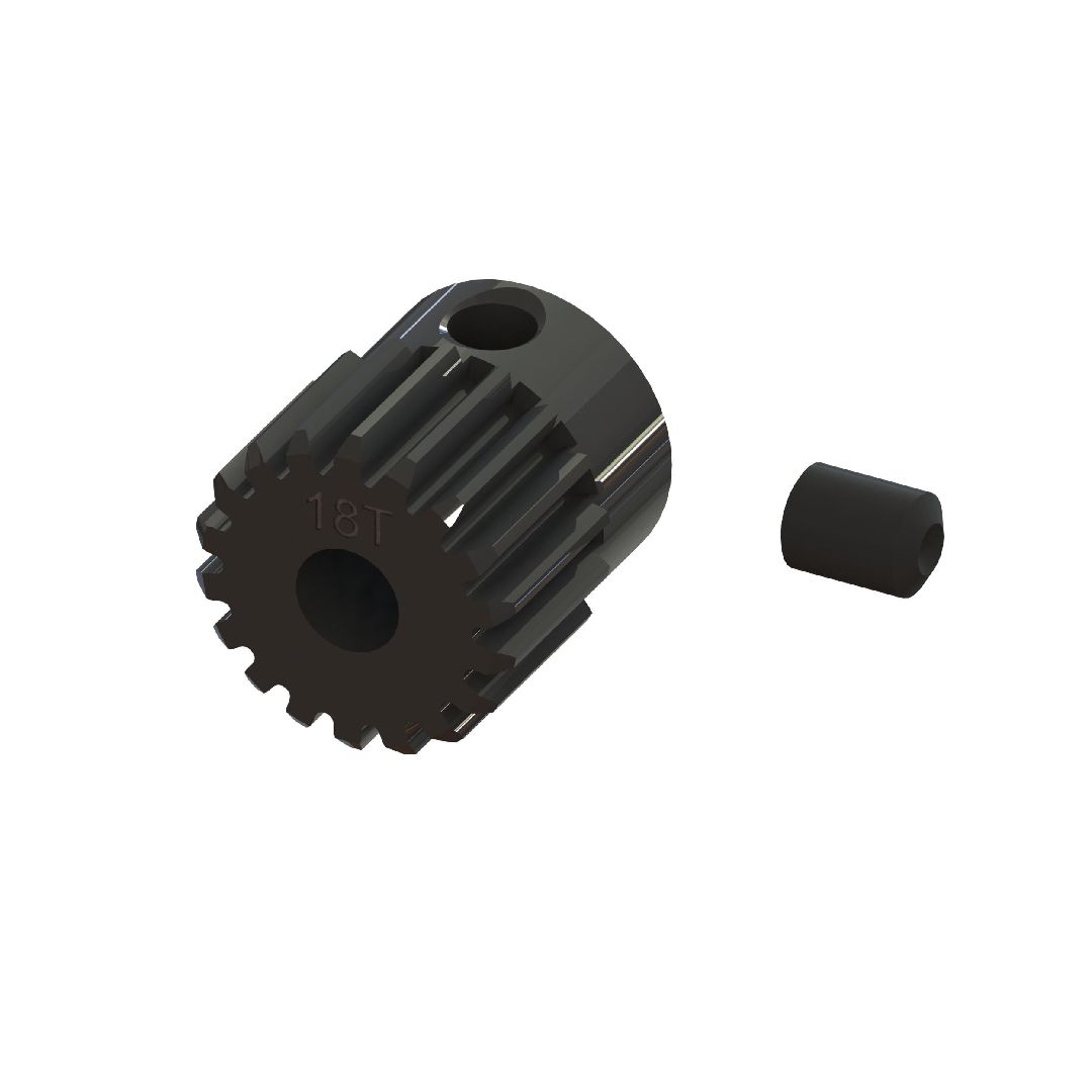 Arrma 0.5 Mod Steel CNC Pinion Gear (3.2mm Bore) (18T)