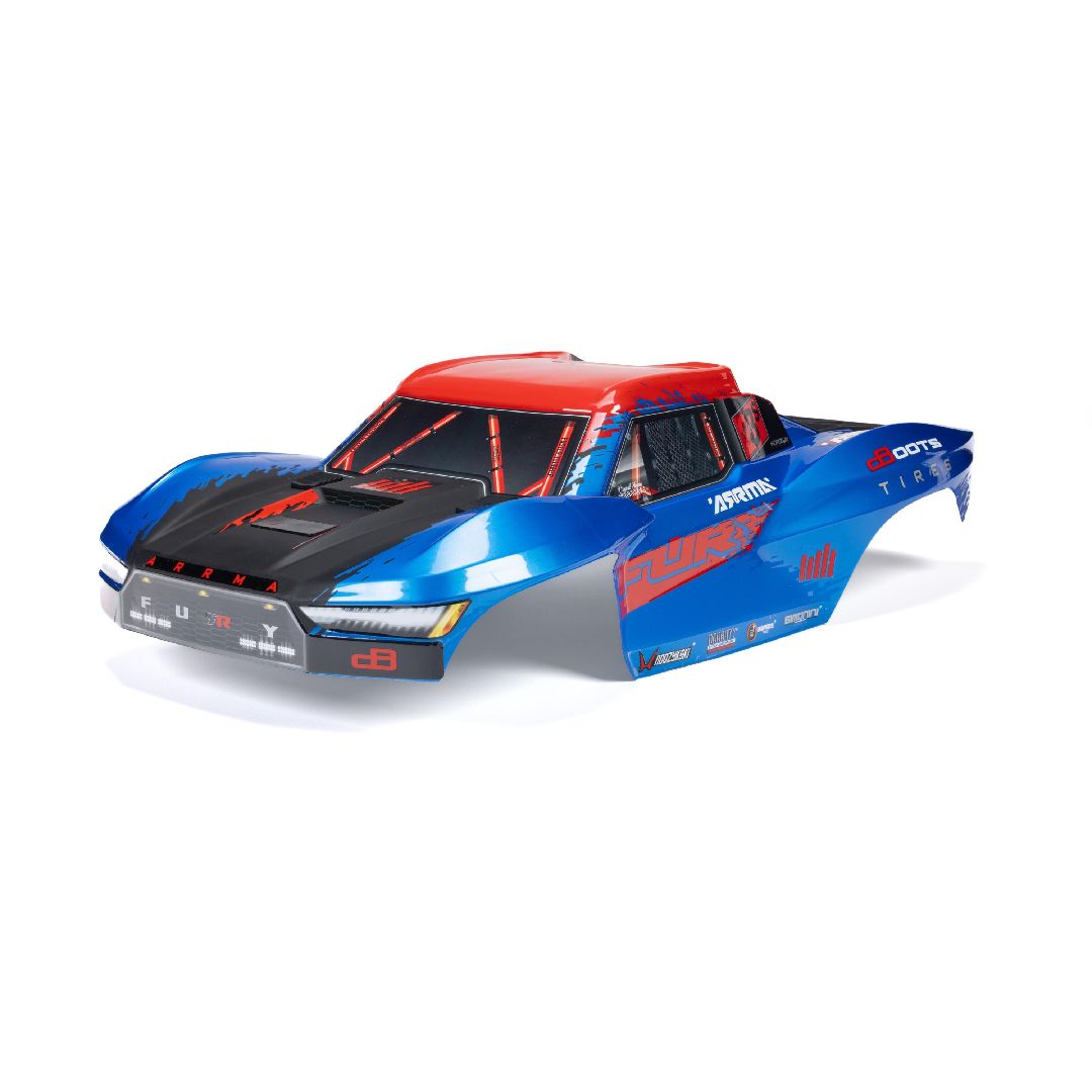 Arrma FURY Painted Decaled Trimmed Body Set - Blue