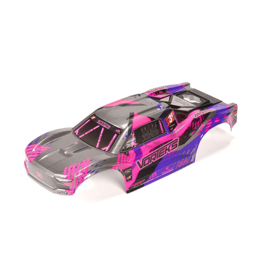 Arrma VORTEKS Clipless Painted Decaled Body - Purple