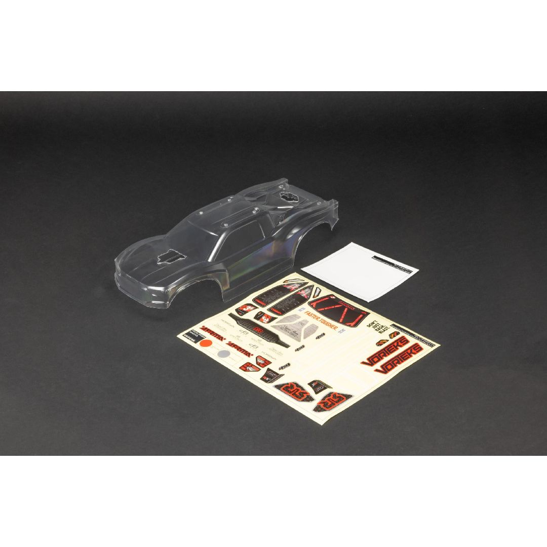 Arrma VORTEKS 4x4 Trimmed Body - Clear