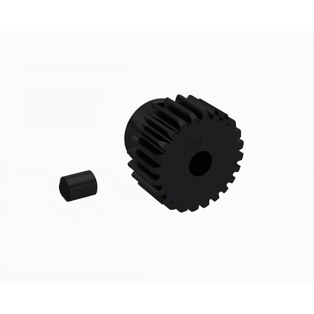 Arrma 0.5 Mod Steel CNC Pinion Gear (3.2mm Bore) (24T)