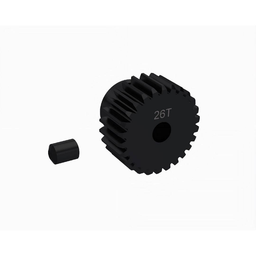 Arrma 0.5 Mod Steel CNC Pinion Gear (3.2mm Bore) (26T)
