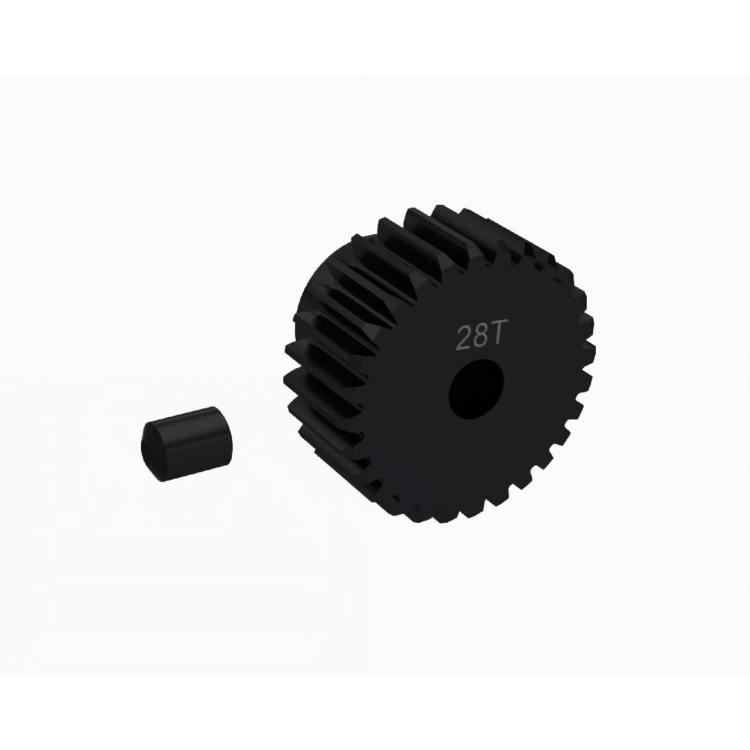 Arrma 0.5 Mod Steel CNC Pinion Gear (3.2mm Bore) (28T)