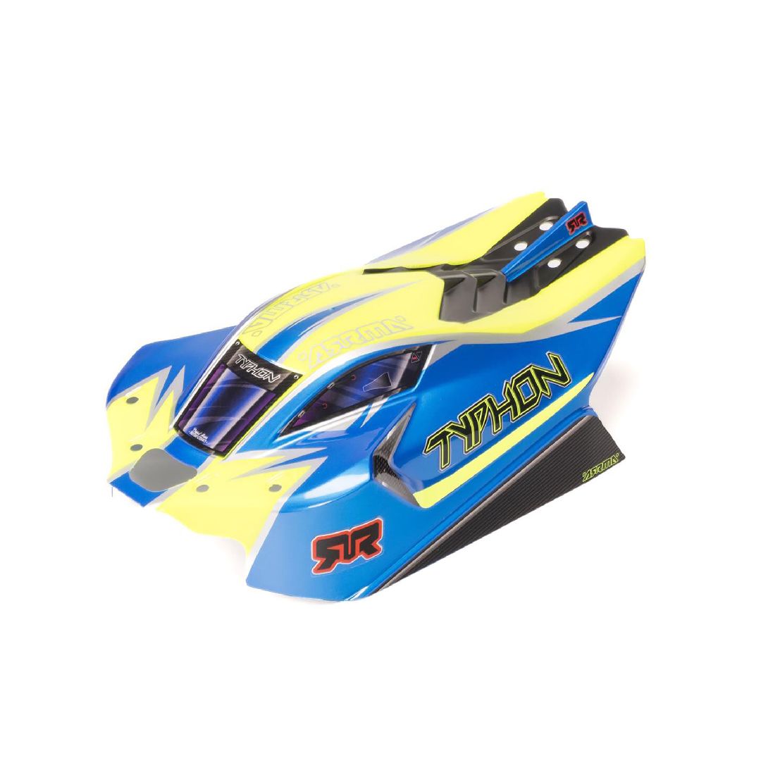 Arrma TYPHON 4x4 Clipless Painted Decaled Body - Blue