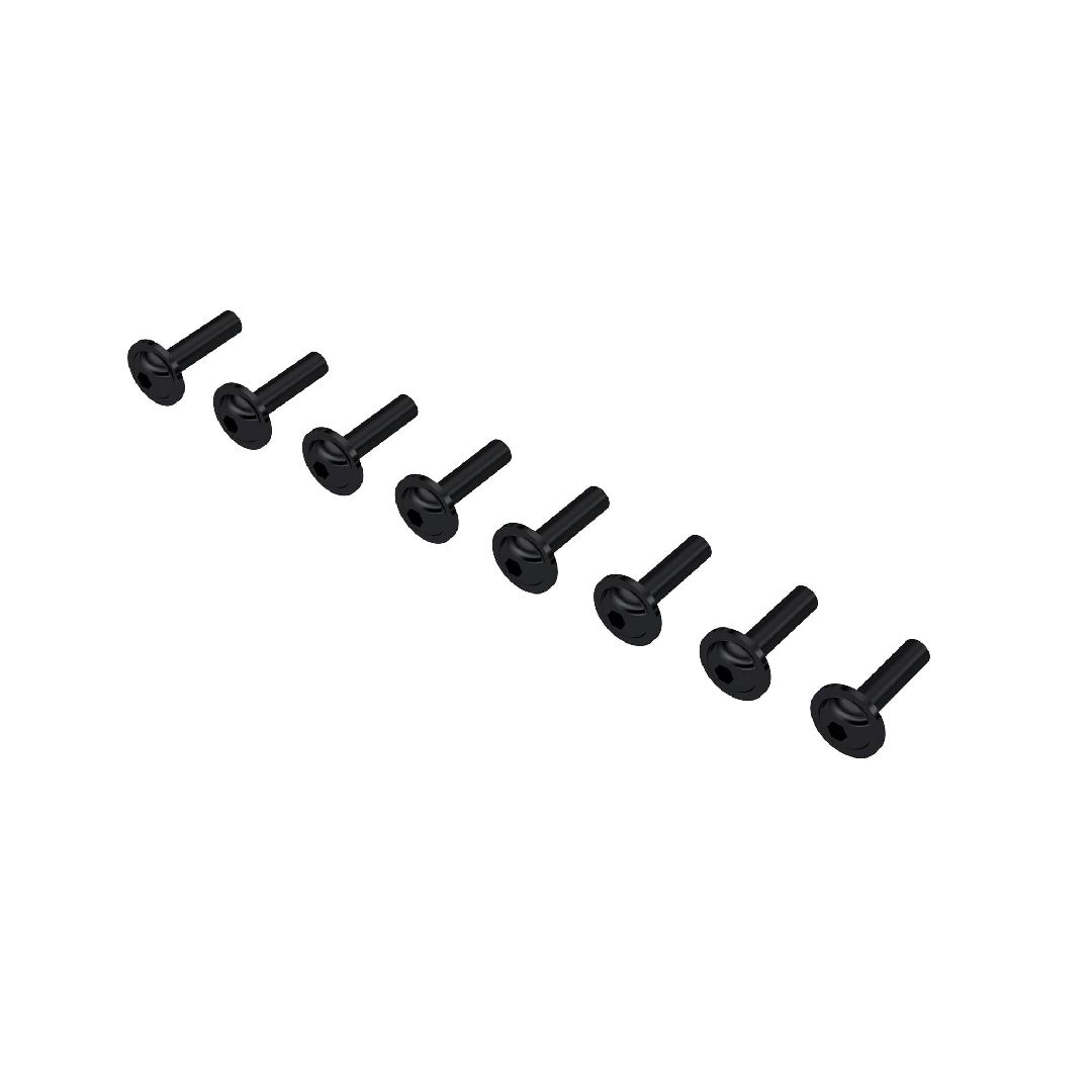 Arrma Button Head Screw M3x12mm with Washer (8Pcs)