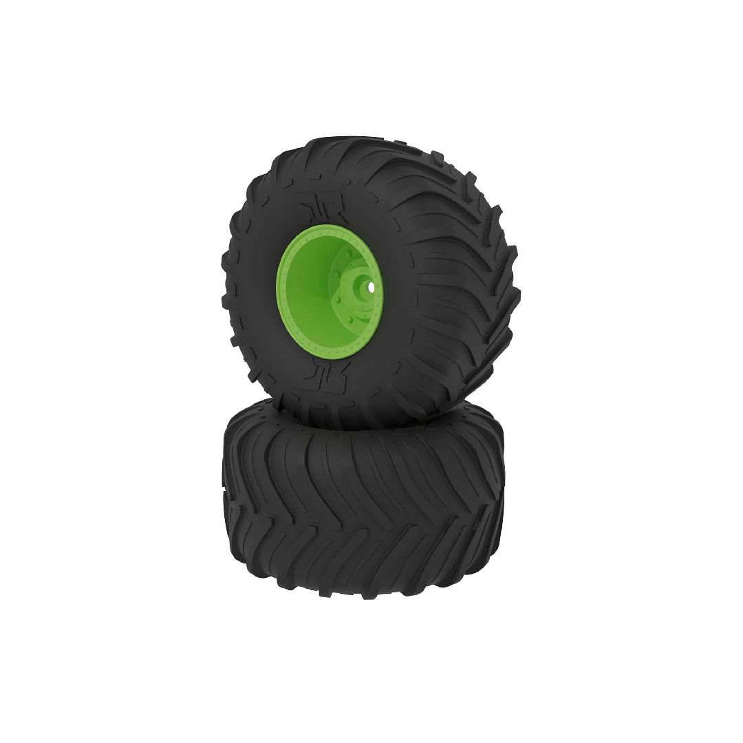 Arrma dBoots Chevron MT Tire Set Glued - Green