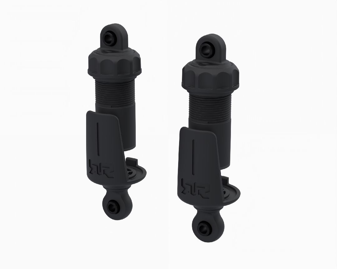 Arrma Shock Set with oil - Black w/Bump stop