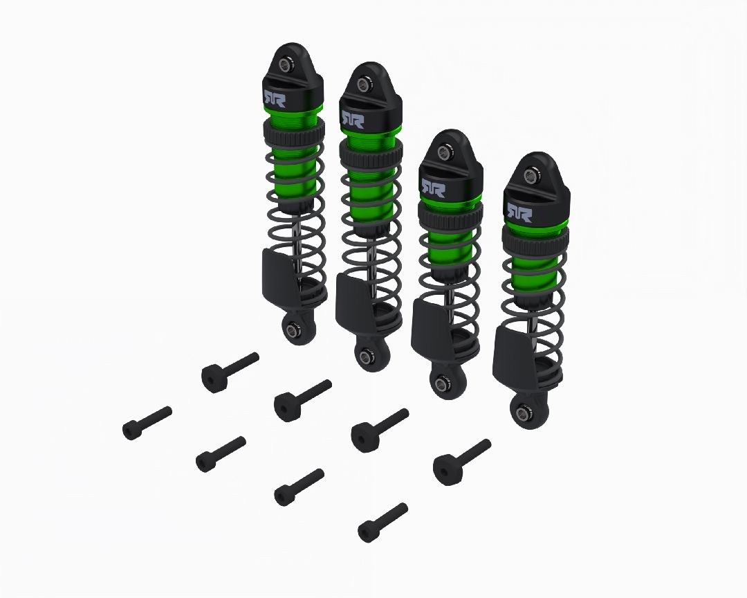 Arrma Shock Set, F/R Assembled,700cSt Oil (Green) (4Pcs)