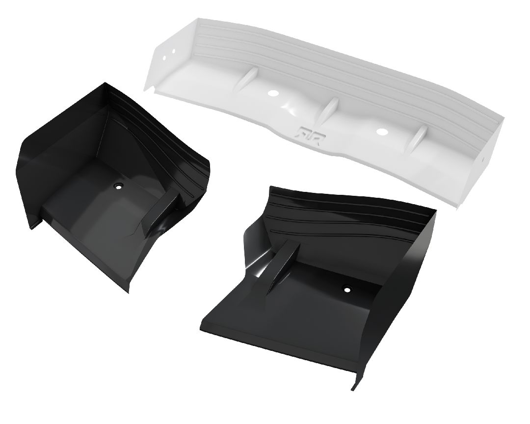 Arrma LIMITLESS Wing Set Painted (Black/White)