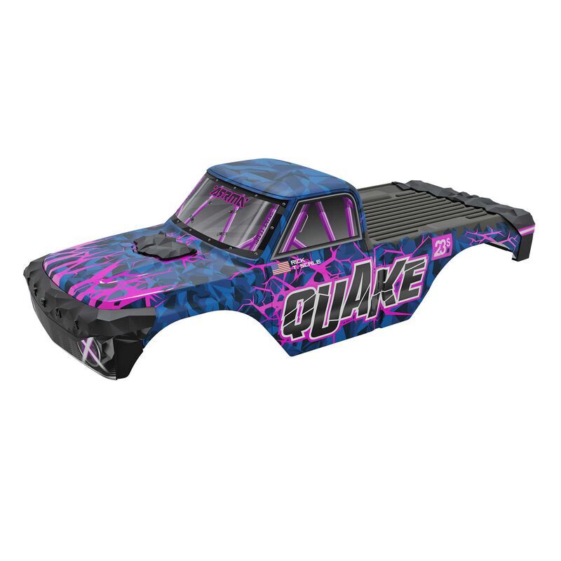 Arrma QUAKE Painted Decaled Trimmed Body Set (Purple)