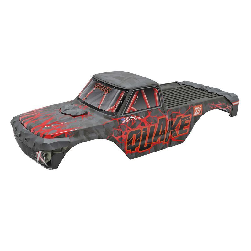 Arrma QUAKE Painted Decaled Trimmed Body Set (Red)