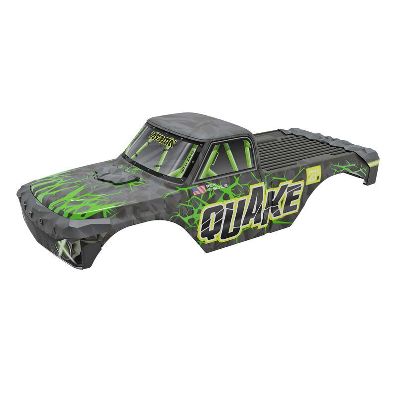 Arrma QUAKE Painted Decaled Trimmed Body Set (Green)
