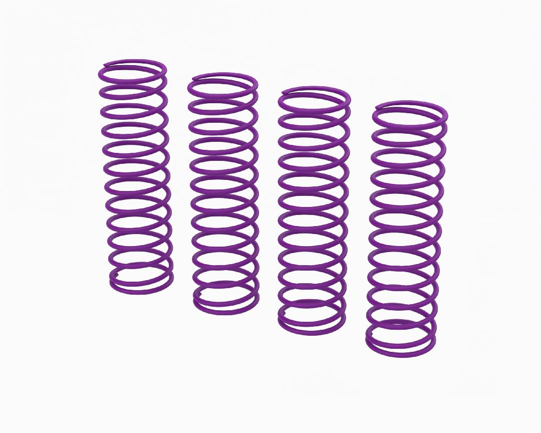 Arrma Shock Spring Set E - Purple - 0.55N/mm (4pcs) - GROM