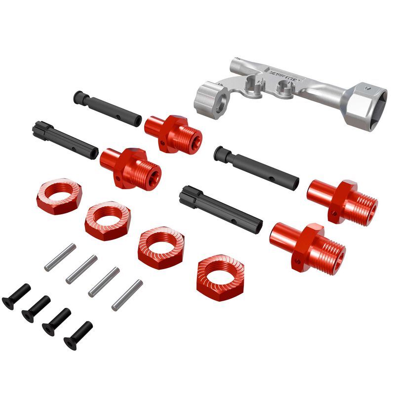 Arrma 17mm Wheel Hex Conversion for Threaded Axles +10mm Offset