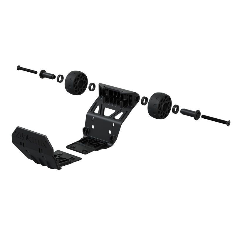 Arrma Front & Rear Bumper Set & Wheelie Bar Parts - MT