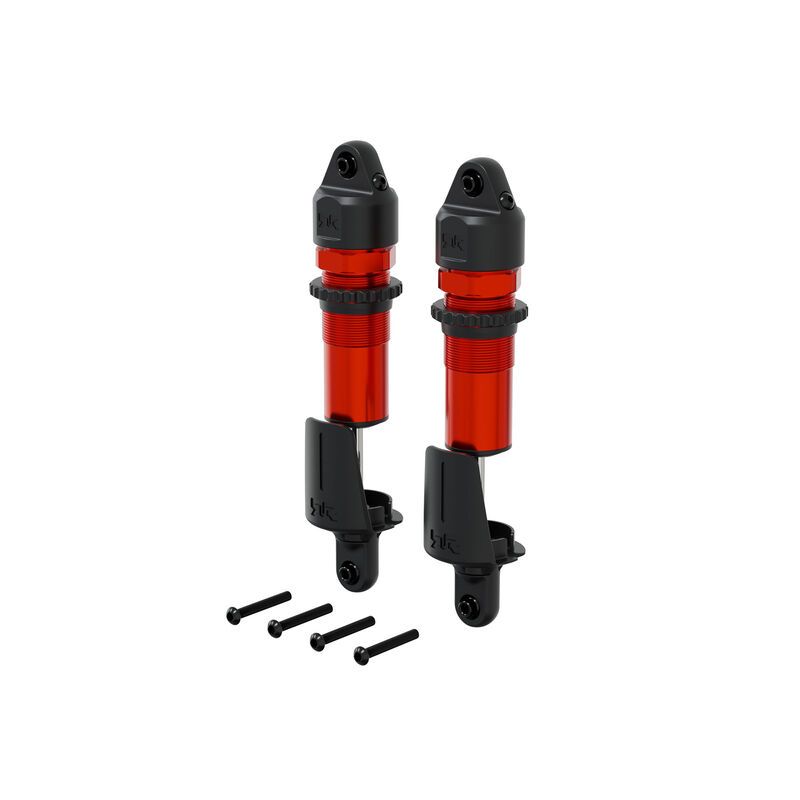 Arrma Alloy Shock Set: 15mm x 143.5mm - Red