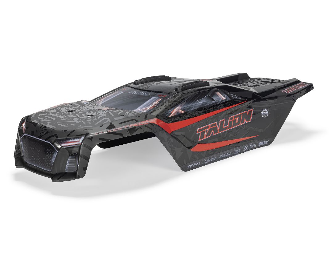 Arrma TALION 6S EXB BLX Painted Decaled Trimmed Body - Black