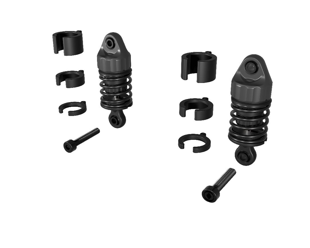 Arrma Rear Shock Set 38.5mm Length, 800cSt Oil - GROM (2Pcs)