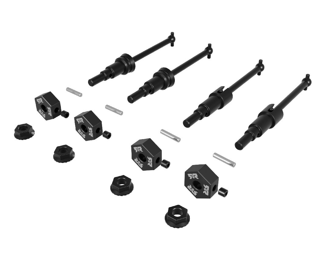 Arrma Metal Axle & Wheel Hex Set F (4pcs) - GROM