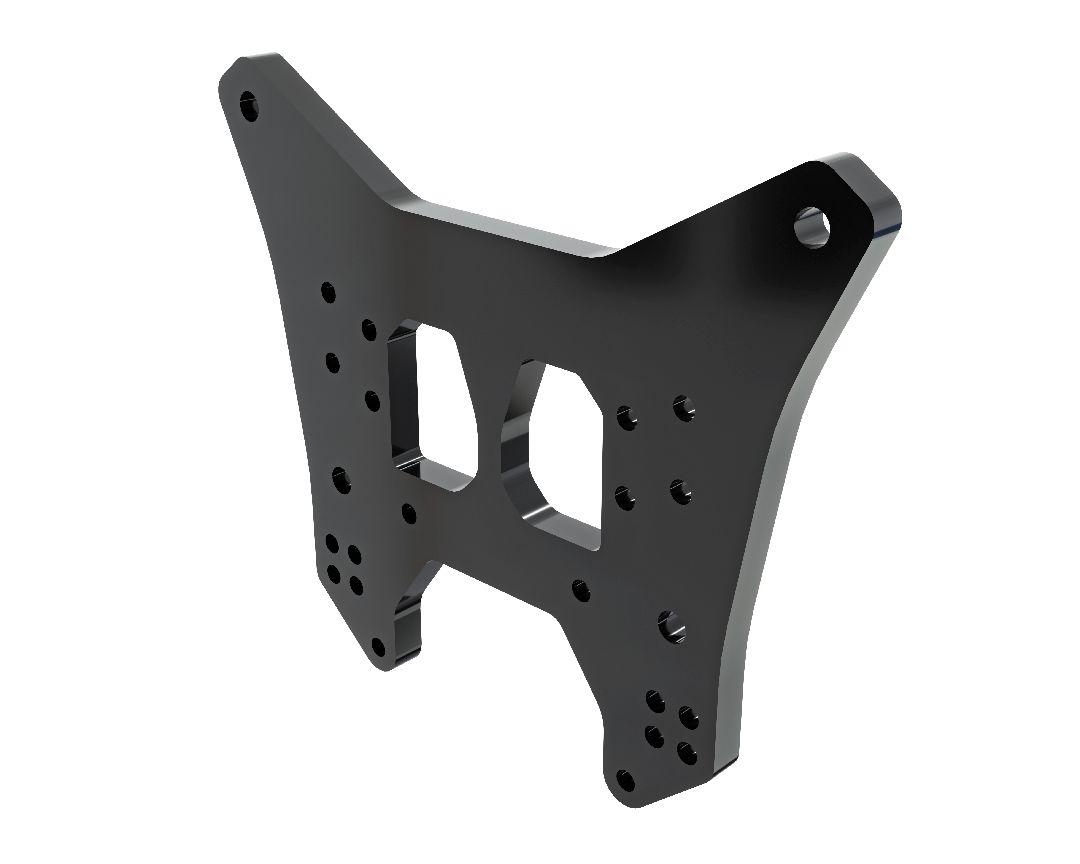 Arrma Aluminum Rear Shock Tower - Black